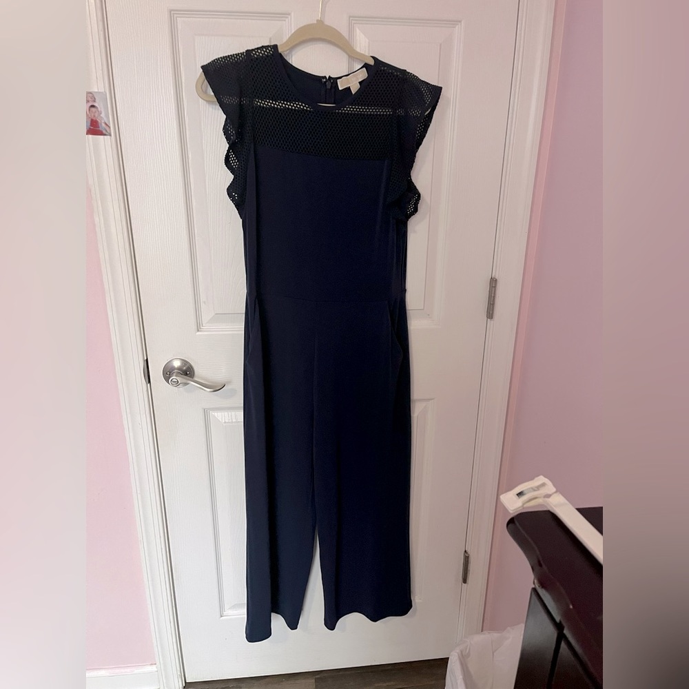 Michael Kors navy jumpsuit